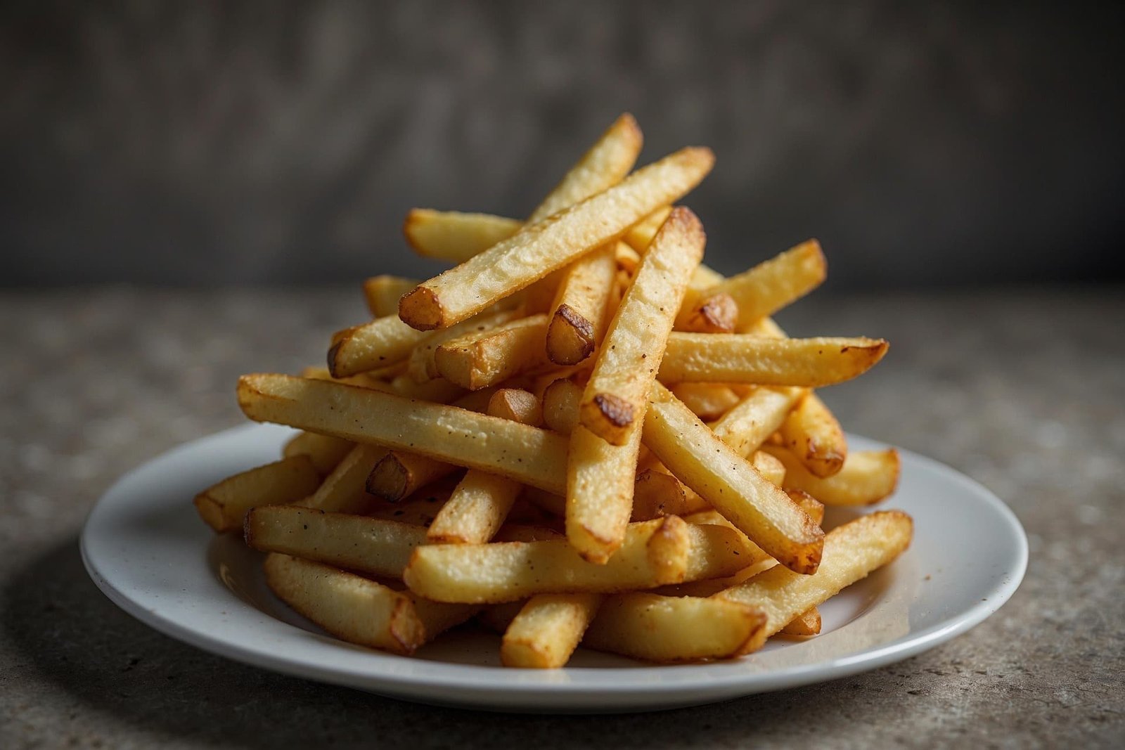 Knusprige Pommes frites zum Burger